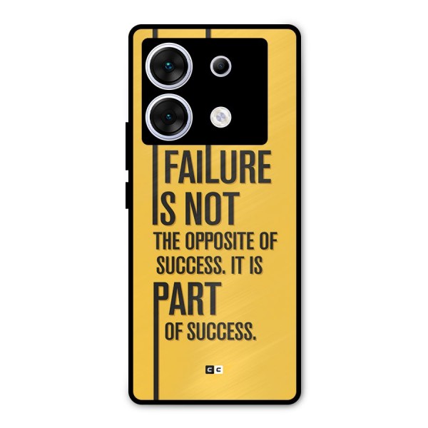 Part Of Success Metal Back Case for Infinix Zero 30 5G