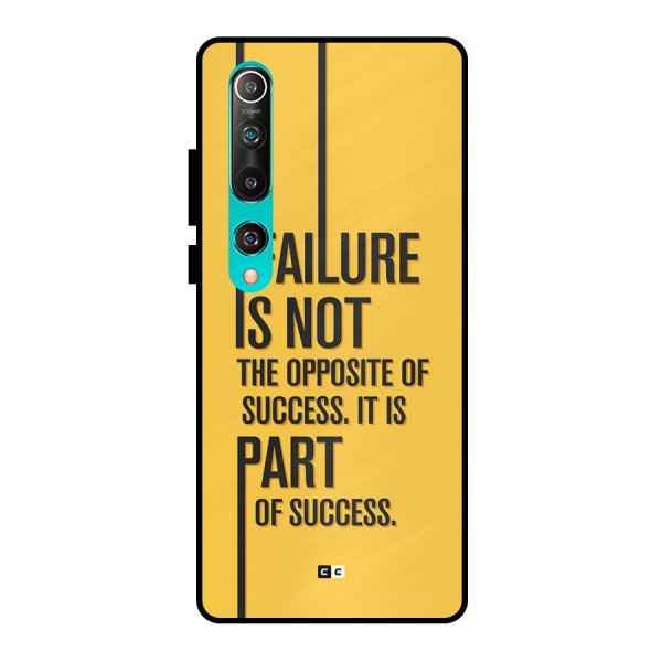 Part Of Success Metal Back Case for Mi 10
