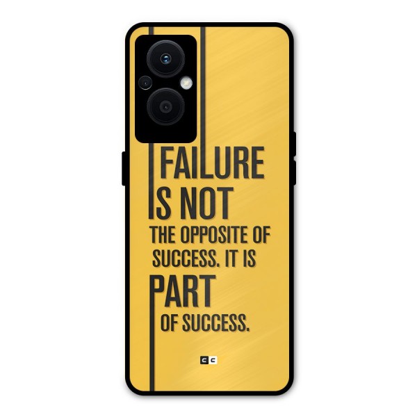 Part Of Success Metal Back Case for Oppo F21 Pro 5G