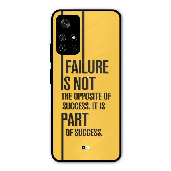 Part Of Success Metal Back Case for Poco M4 Pro 5G