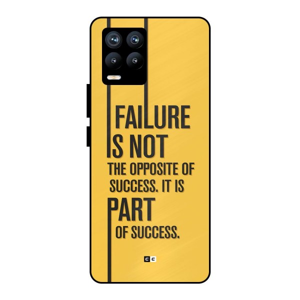 Part Of Success Metal Back Case for Realme 8 Pro
