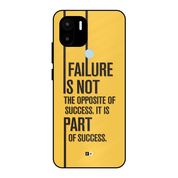 Part Of Success Metal Back Case for Redmi A1 Plus