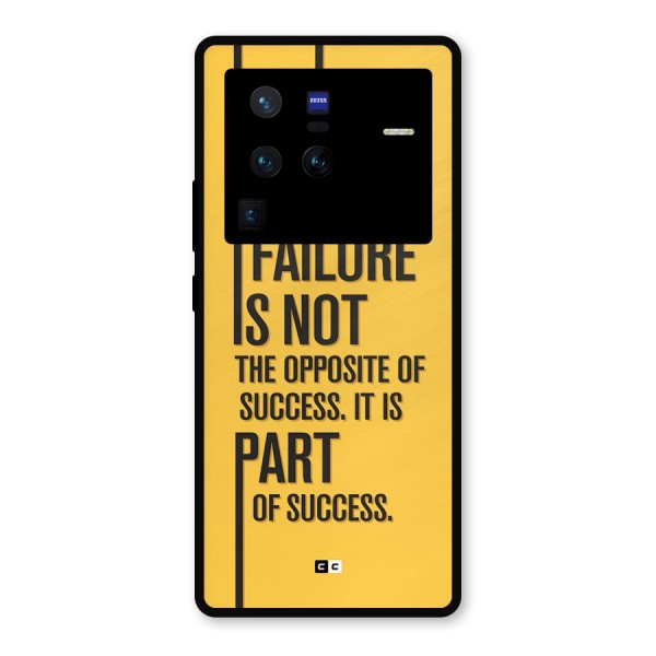 Part Of Success Metal Back Case for Vivo X80 Pro