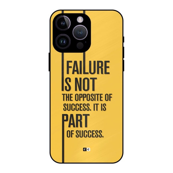 Part Of Success Metal Back Case for iPhone 14 Pro Max