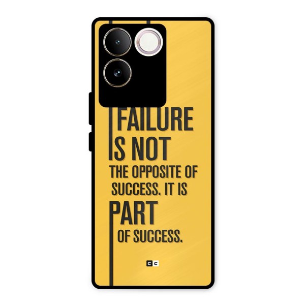 Part Of Success Metal Back Case for iQOO Z7 Pro
