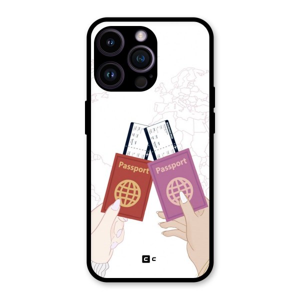 Passport Drive Glass Back Case for iPhone 14 Pro Max