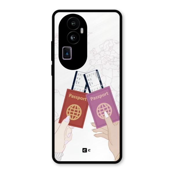 Passport Drive Metal Back Case for Oppo Reno10 Pro Plus