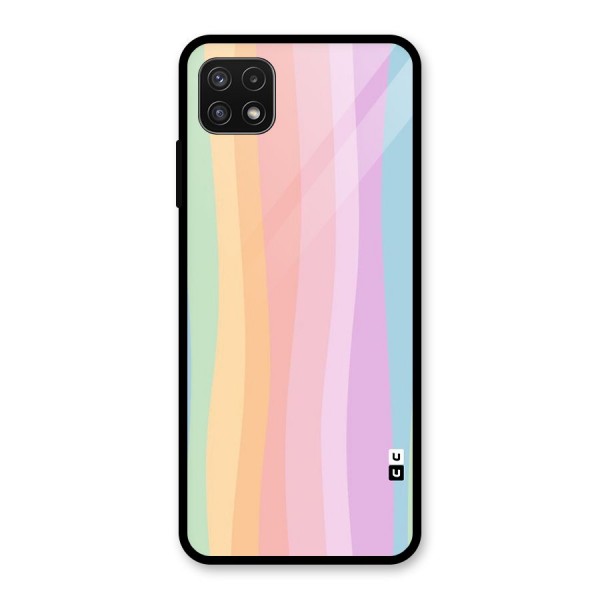Pastel Curves Glass Back Case for Galaxy A22 5G