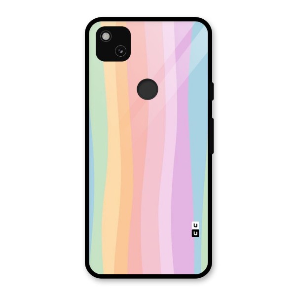 Pastel Curves Glass Back Case for Google Pixel 4a