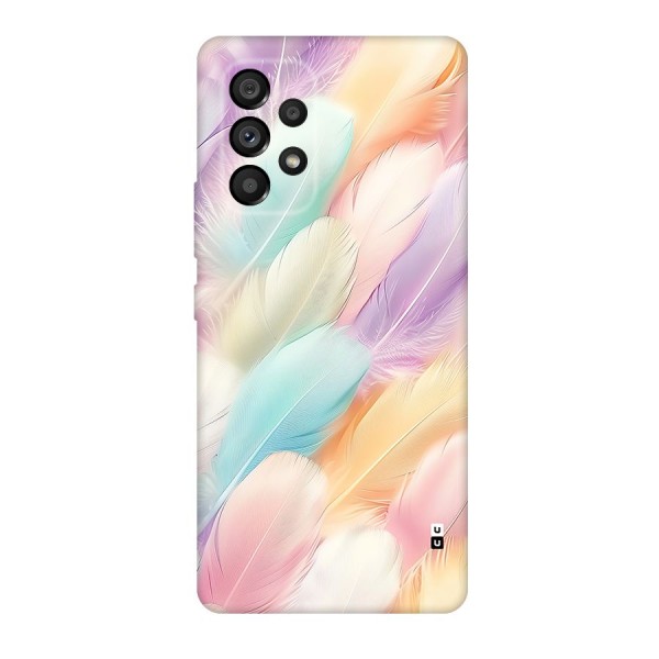 Pastel Feather Back Case for Galaxy A53 5G
