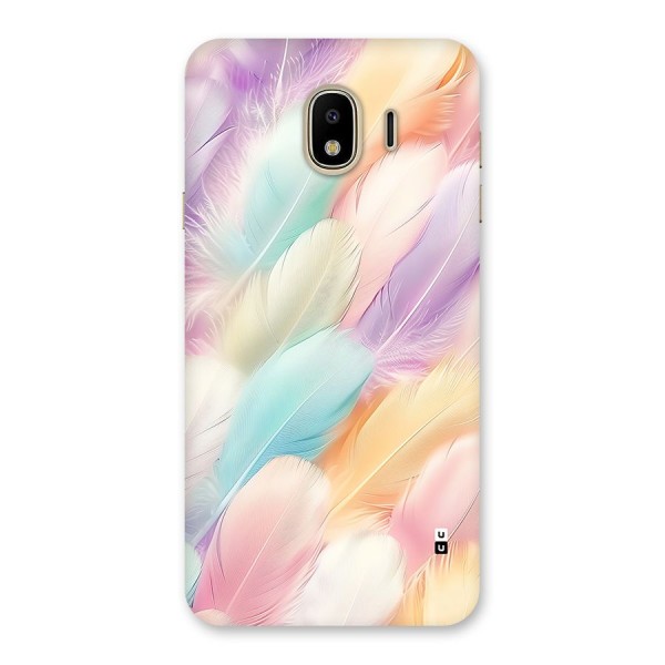 Pastel Feather Back Case for Galaxy J4