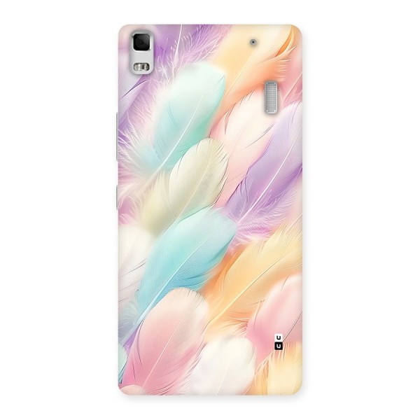 Pastel Feather Back Case for Lenovo K3 Note