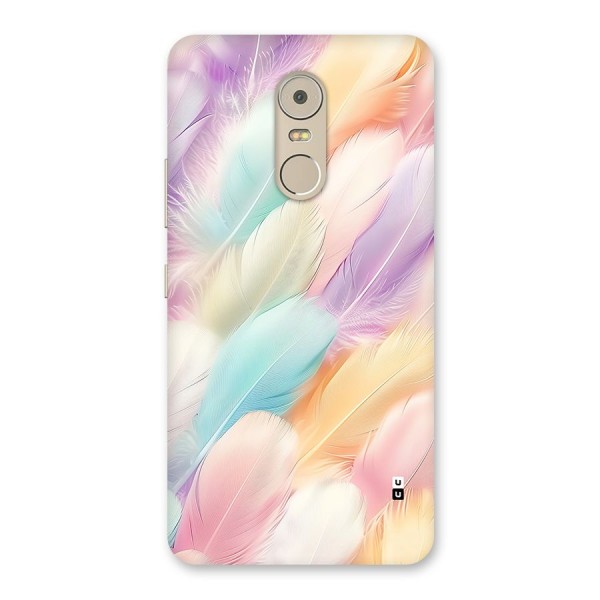 Pastel Feather Back Case for Lenovo K6 Note
