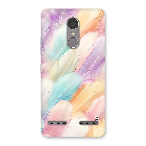 Pastel Feather Back Case for Lenovo K6 Power