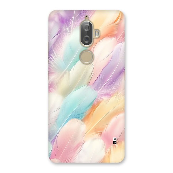 Pastel Feather Back Case for Lenovo K8 Plus