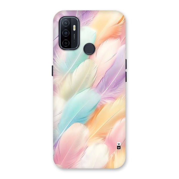 Pastel Feather Back Case for Oppo A33 (2020)