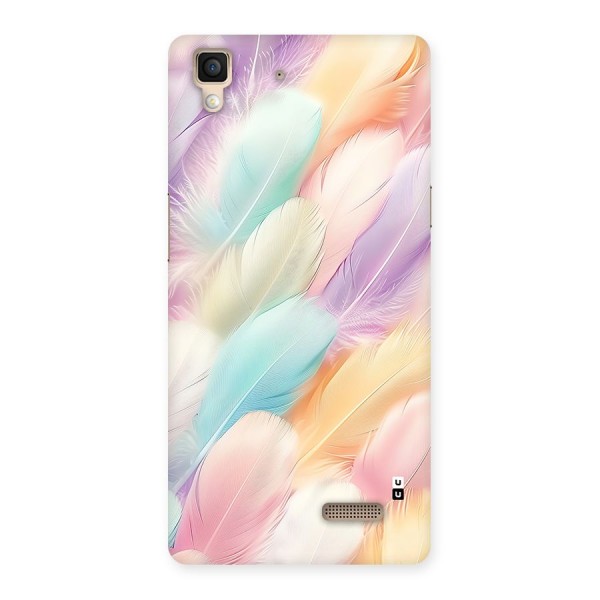 Pastel Feather Back Case for Oppo R7