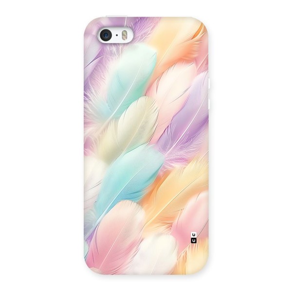Pastel Feather Back Case for iPhone SE 2016