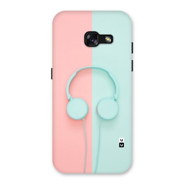 Pastel Headphones Back Case for Galaxy A3 (2017)