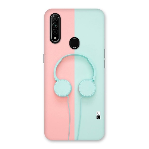 Pastel Headphones Back Case for Oppo A31