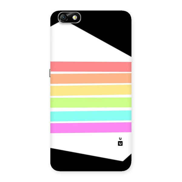 Pastel Pride Horizontal Stripes Back Case for Honor 4X