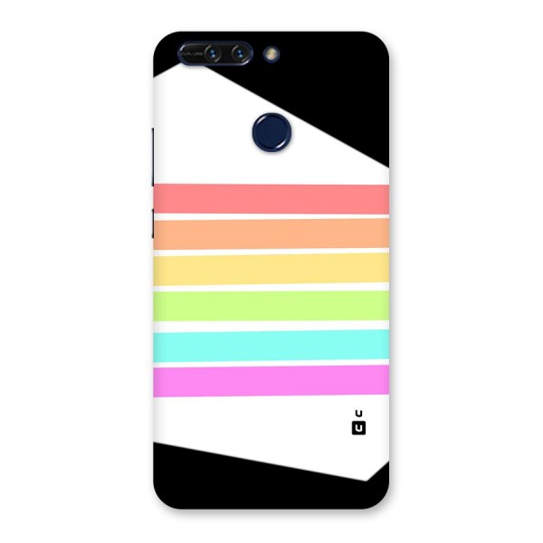 Pastel Pride Horizontal Stripes Back Case for Honor 8 Pro