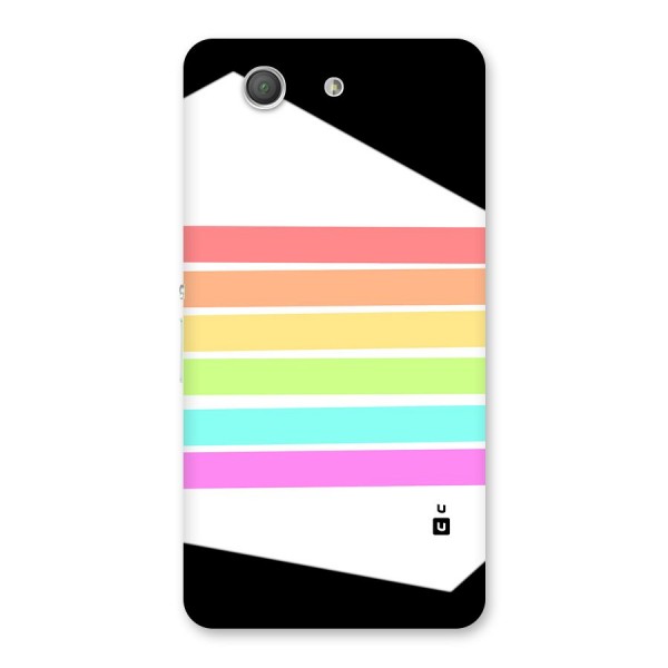 Pastel Pride Horizontal Stripes Back Case for Xperia Z3 Compact