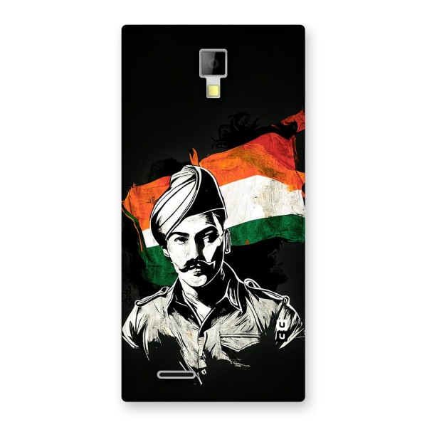 Patriotic Indian Back Case for Canvas Xpress A99