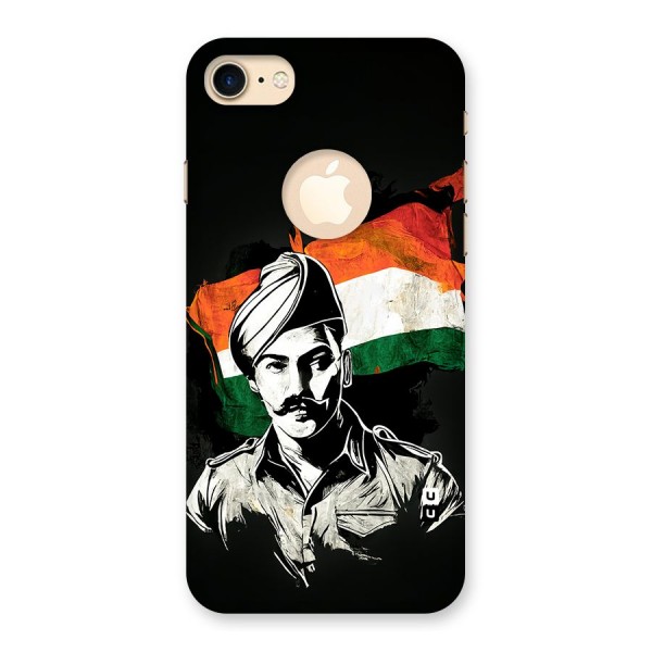 Patriotic Indian Back Case for iPhone 8 Logo Cut