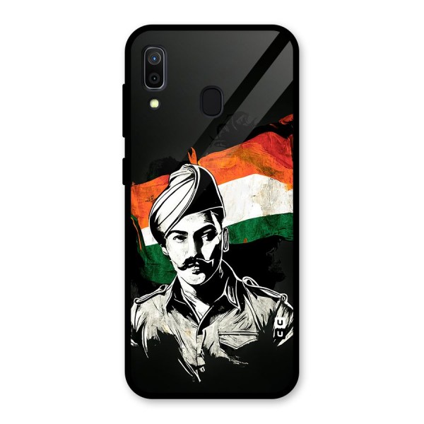 Patriotic Indian Glass Back Case for Galaxy A30