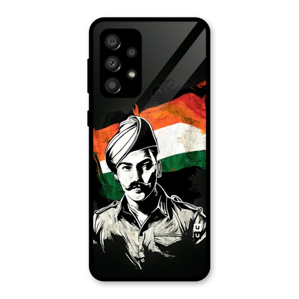 Patriotic Indian Glass Back Case for Galaxy A32