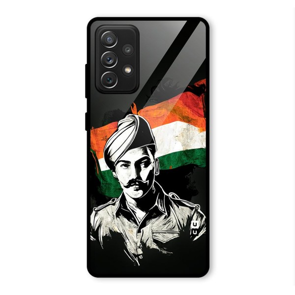 Patriotic Indian Glass Back Case for Galaxy A72