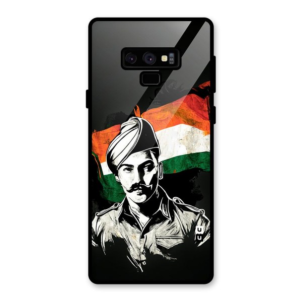Patriotic Indian Glass Back Case for Galaxy Note 9
