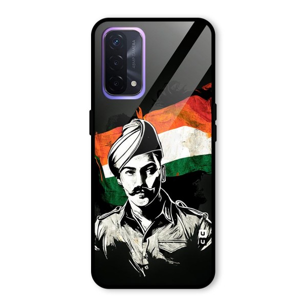 Patriotic Indian Glass Back Case for Oppo A74 5G