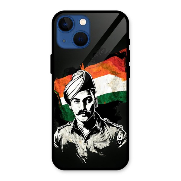 Patriotic Indian Glass Back Case for iPhone 13 Mini