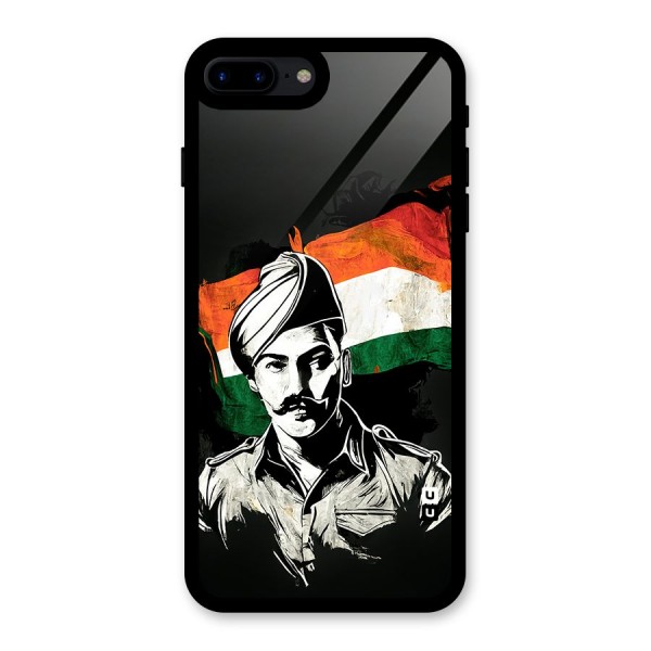 Patriotic Indian Glass Back Case for iPhone 8 Plus