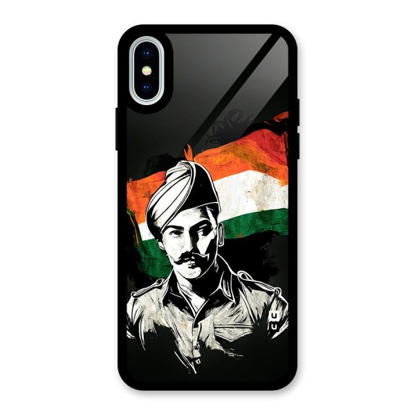 Patriotic Indian Glass Back Case for iPhone X