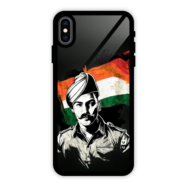 Patriotic Indian Glass Back Case for iPhone XS Max