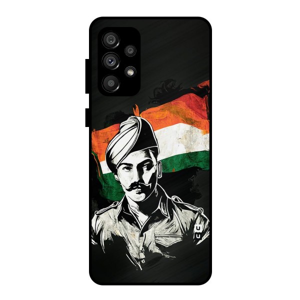 Patriotic Indian Metal Back Case for Galaxy A73 5G