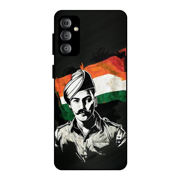 Patriotic Indian Metal Back Case for Galaxy F23