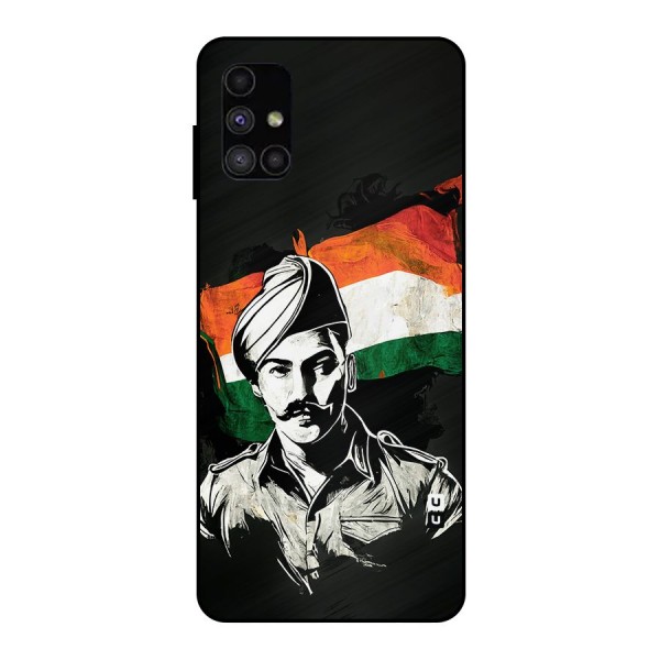Patriotic Indian Metal Back Case for Galaxy M51