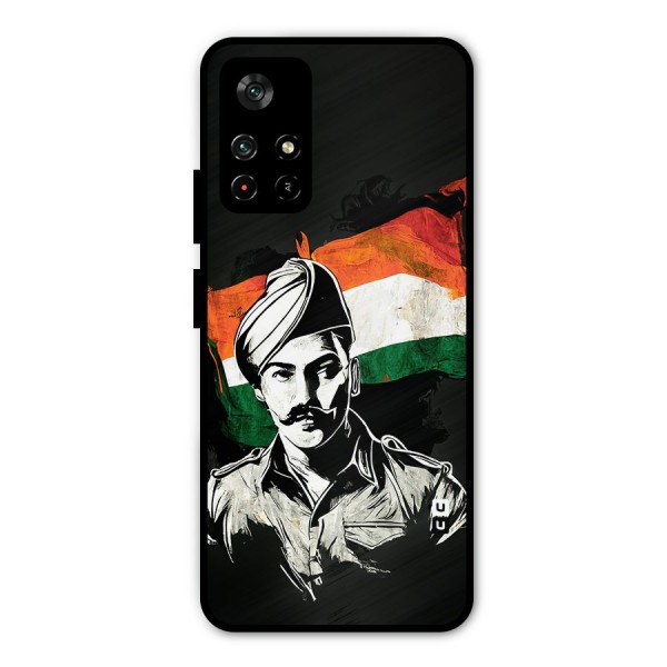 Patriotic Indian Metal Back Case for Poco M4 Pro 5G