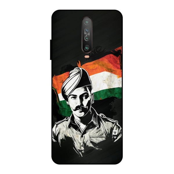 Patriotic Indian Metal Back Case for Poco X2