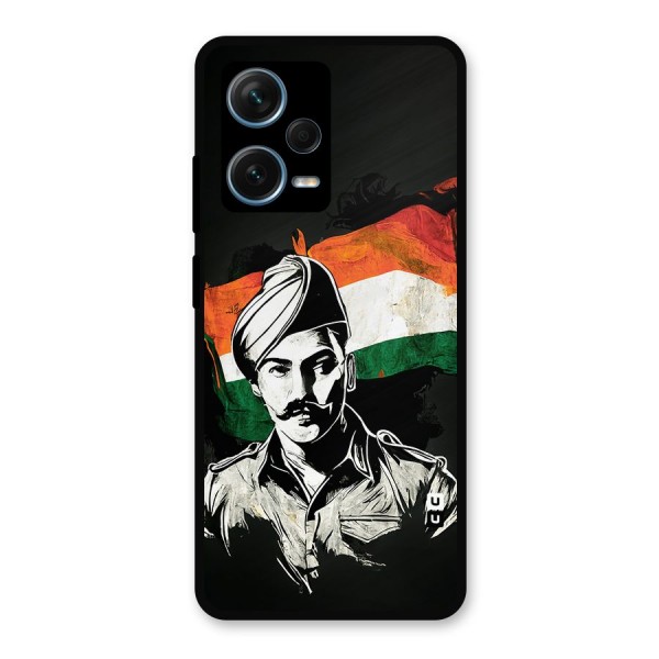 Patriotic Indian Metal Back Case for Redmi Note 12 Pro Plus 5G