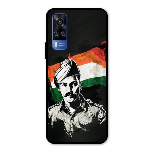 Patriotic Indian Metal Back Case for Vivo Y51A