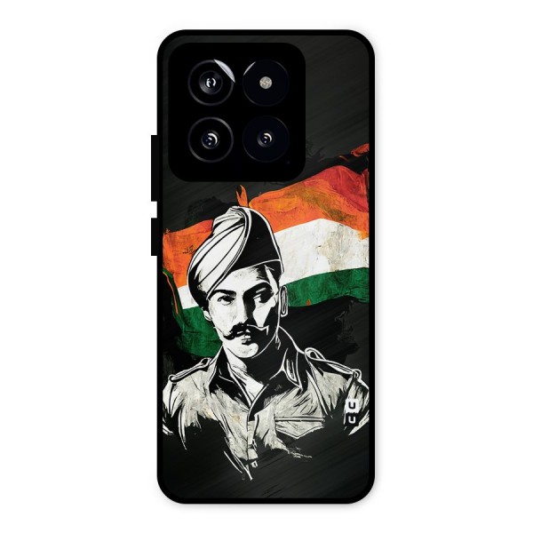 Patriotic Indian Metal Back Case for Xiaomi 14