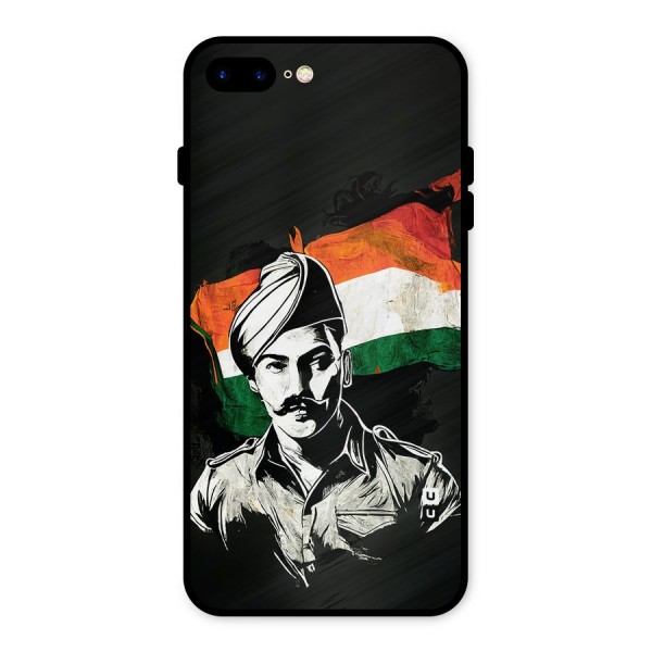 Patriotic Indian Metal Back Case for iPhone 8 Plus