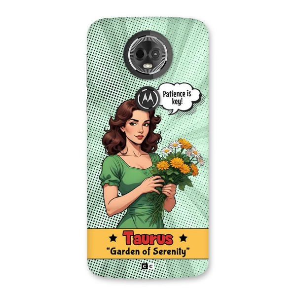 Peaceful Taurus Back Case for Moto E5 Plus