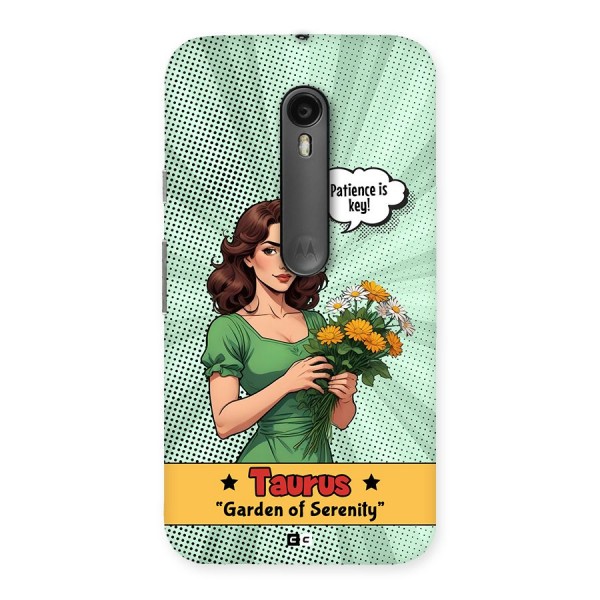 Peaceful Taurus Back Case for Moto G3