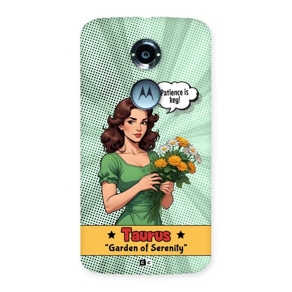 Peaceful Taurus Back Case for Moto X2